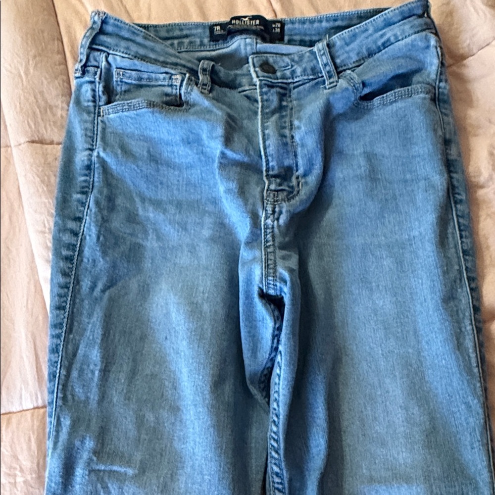 Hollister Women's High Rise Jeans - Light Blue